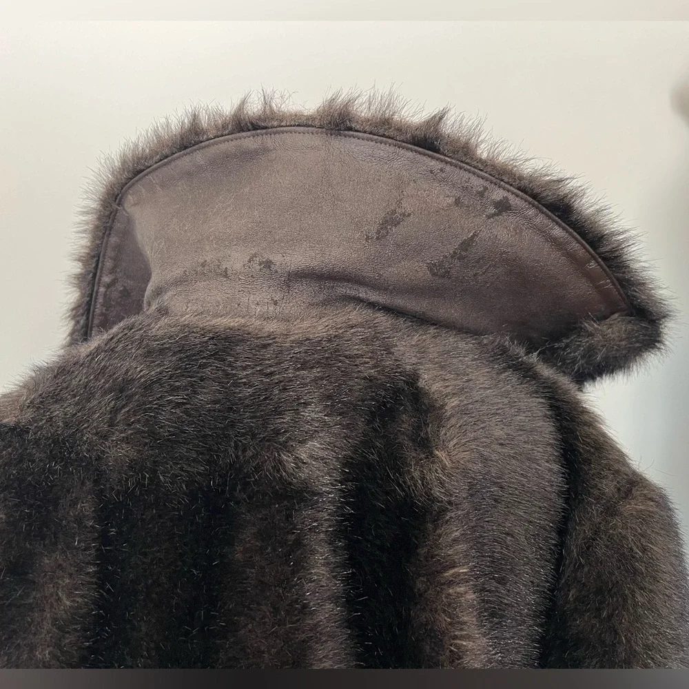 Vintage Mary Lane Full Length Womens Fur Coat Sz 16 - Picture 12 of 13